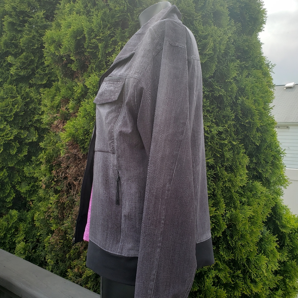 Lucy Indigo Trucker Performance Jacket - image 4